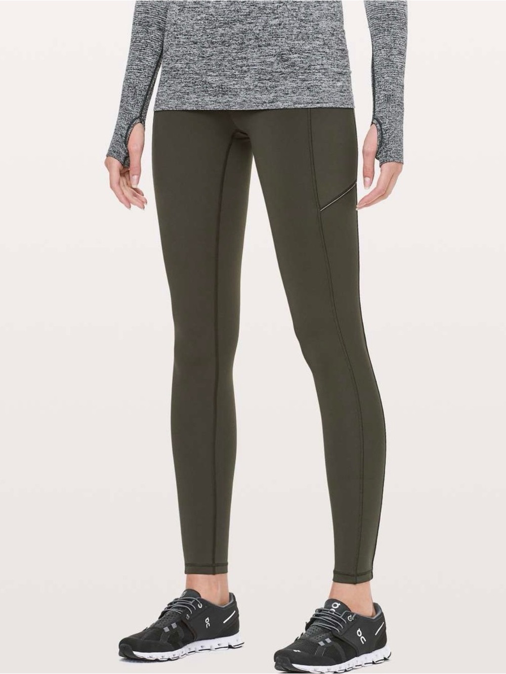 Lululemon Speed Up Tight Full-On Luxtreme 28” Dark Olive Women’s Size 6 Leggings